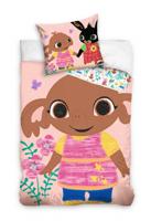 Bing dekbedovertrek Sula 100 x 135 cm katoen roze