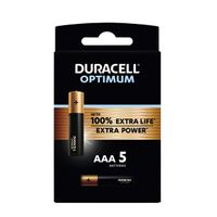 Batterij Duracell Optimum 100% 5xAAA