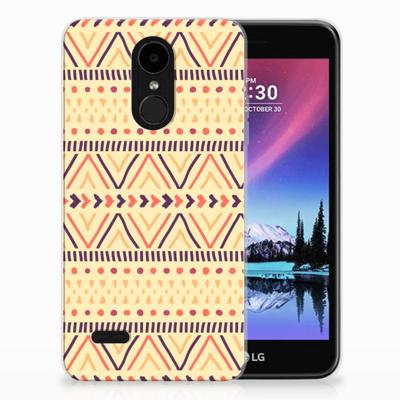 LG K4 (2017) TPU bumper Aztec Yellow