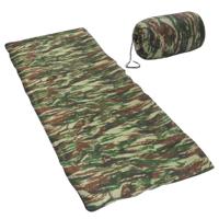 vidaXL Slaapzak envelop lichtgewicht 10 ℃ 1100 g camouflage