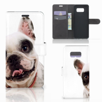 Samsung Galaxy S8 Plus Telefoonhoesje met Pasjes Franse Bulldog