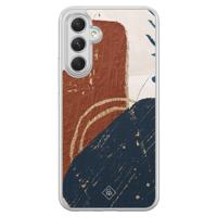 Samsung Galaxy A34 hybride hoesje - Abstract terracotta