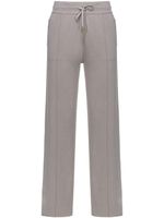 PINKO pantalon droit à lien de resserrage - Gris