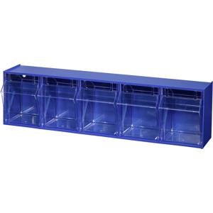 Allit 464430 Assortimentsbakken VarioPlus ProFlip 5 (b x h x d) 600 x 165 x 135 mm Blauw, Transparant 1 stuk(s)