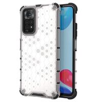 Xiaomi Redmi Note 11/11S Honeycomb Armored Hybride Hoesje - Grijs - thumbnail