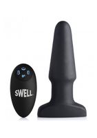 10X Inflatable + Vibrating Silicone Anal Plug