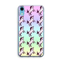 Musketon Unicorn: iPhone XR Transparant Hoesje