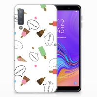 Samsung Galaxy A7 (2018) Siliconen Case IJsjes