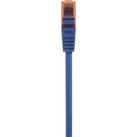 Renkforce RF-5043878 RJ45 Netwerkkabel, patchkabel CAT 6 U/UTP 0.25 m Blauw Snagless, Halogeenvrij 1 stuk(s) - thumbnail