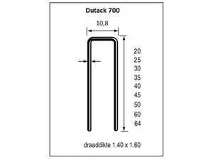 Dutack Niet serie 700 CRvs hars 50mm ds 10 duizend - 5056047