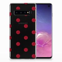 Samsung Galaxy S10 Siliconen Case Cherries