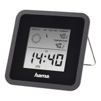 Hama Thermo- en hygrometer Zwart