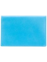 Comme Des Garçons Wallet portefeuille en cuir à design pliant - Bleu