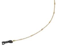 Henri Beaud brillenkoord Bastille staafje 65 cm staal goud