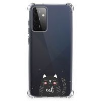 Samsung Galaxy A72 4G/5G Stevig Bumper Hoesje Cat Good Day