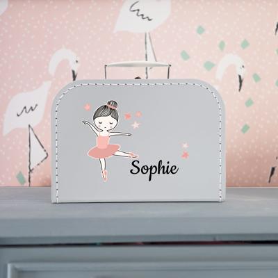 Kinderkoffer bedrukken - Grijs - Middel