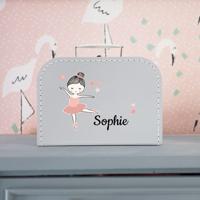 Kinderkoffer bedrukken - Grijs - Middel