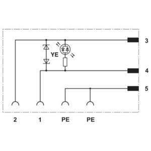 Phoenix Contact SAC-3P-MR/A-1L-Z SCO 1458538 Inhoud: 1 stuk(s)