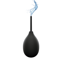 PerfectFitBrand Ergoflo Impulse - Anal Shower - Black - thumbnail