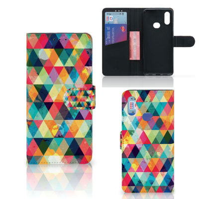 Samsung Galaxy A10s Telefoon Hoesje Geruit Samsung Galaxy A10s Telefoon Hoesje Geruit