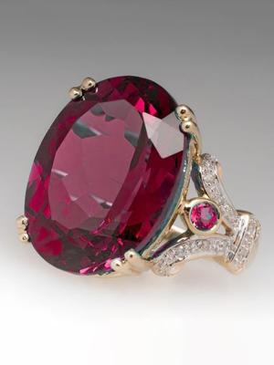 ovaal Edelsteen Ring