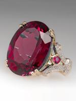 ovaal Edelsteen Ring