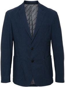 BOSS blazer à simple boutonnage - Bleu