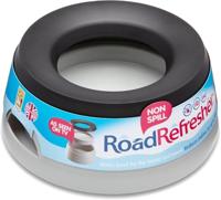 Road Refresher Drinkbak voor Huisdieren, Voor Onderweg, Large, Grijs