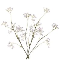 5x stuks kunstbloemen Gipskruid/Gypsophila takken wit 66 cm - thumbnail