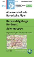 Wandelkaart BY10 Alpenvereinskarte Karwendelgebirge Nordwest - Soierng