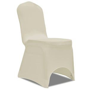 Hoes voor stoelen 50 stuks (creme)