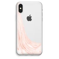 Peach bath: iPhone XS Max Transparant Hoesje - thumbnail