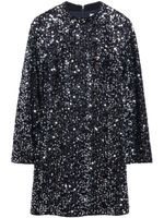 Simkhai robe courte Safia à sequins - Noir