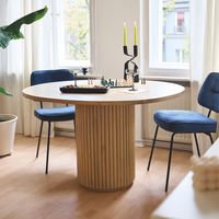 Tom Tailor Ronde Eettafel Tessica Mangohout, 120cm - Bruin - thumbnail