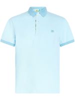 ETRO polo à logo Roma Pegaso brodé - Bleu