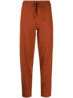 Cashmere In Love pantalon de jogging Sarah en maille fine - Marron