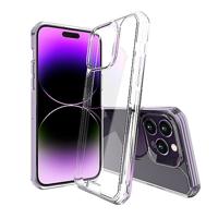 Muvit for Change beschermhoes, schokbestendig, 2 m, compatibel met Apple iPhone 14 Pro Max, transparant