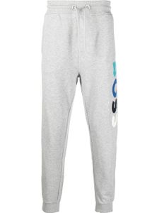 BOSS pantalon de jogging à logo imprimé - Gris