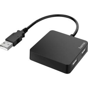 Hama 00200121 interface hub USB 2.0 480 Mbit/s Zwart