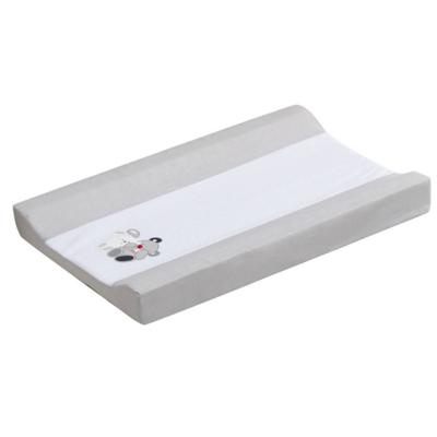 Interbaby Aankleedkussen Junior 80 X 55 Cm Katoen/pvc Grijs