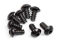 Tp. button head screw m3x6mm (hex socket/8pcs) - thumbnail