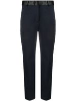 Tommy Hilfiger pantalon de tailleur à taille satinée - Bleu - thumbnail