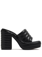 Senso mules Yvonne 110 mm en cuir - Noir - thumbnail