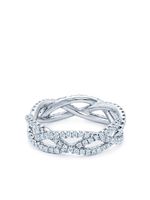 KWIAT bague Twist en or blanc 18ct ornée de diamants - Argent