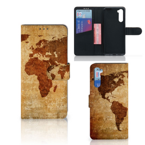 OnePlus Nord Flip Cover Wereldkaart