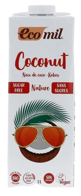 Ecomil Kokosmelk Nature Bio Suikervrij 1000 ml