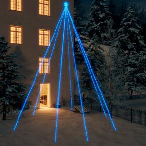 VidaXL Kerstboomverlichting 1300 LED&apos;s binnen/buiten 8 m blauw