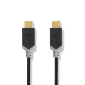 Nedis USB-Kabel | USB 3.2 Gen 2 | USB-C Male naar USB-C Male | 10 Gbps | 1 m | 1 stuks - CCBW64750AT10 CCBW64750AT10