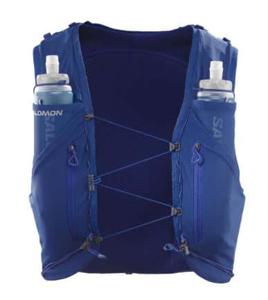 Salomon Adv skin 12 with flasks - BLAUW - Unisex