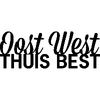 Oost west thuis best - Muursticker